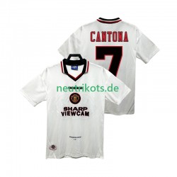 Fußballtrikot Manchester United CANTONA 7 1996 1997 Retro Herren Auswärts Kurzarm