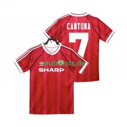 Fußballtrikot Manchester United CANTONA 7 1990 1992 Retro Herren Heim Kurzarm
