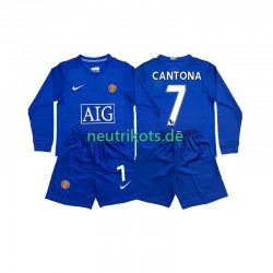 Fußballtrikot Manchester United CONTONA 7 2009 Retro Kinder Ausweich 2008 Langarm