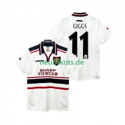 Fußballtrikot Manchester United GIGGS 11 1998 Retro Herren Auswärts 1999 Kurzarm