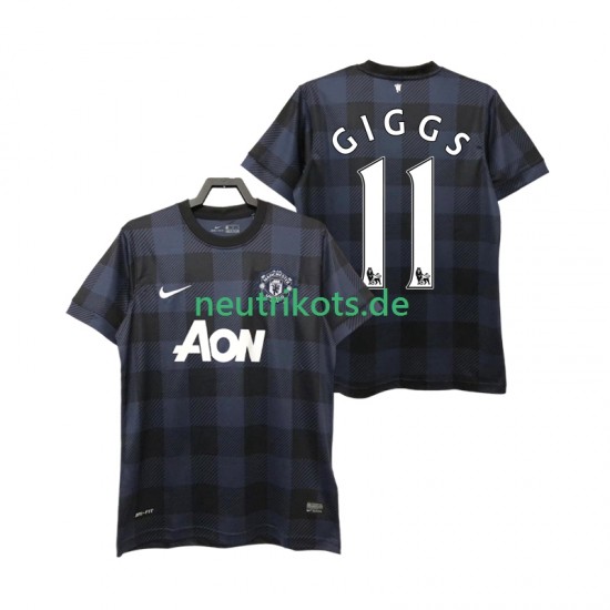 Fußballtrikot Manchester United GIGGS 11 2013 2014 Retro Herren Auswärts Kurzarm