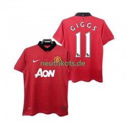 Fußballtrikot Manchester United GIGGS 11 2013 2014 Retro Herren Heim Kurzarm
