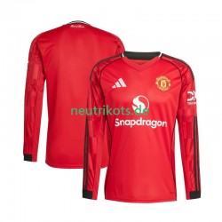 Fußballtrikot Manchester United Herren Heim 2025-2026 Langarm
