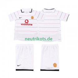 Fußballtrikot Manchester United 2003 Retro Kinder Ausweich 2006 Kurzarm