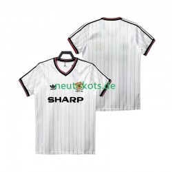 Fußballtrikot Manchester United 1983 1984 Retro Herren Auswärts Kurzarm