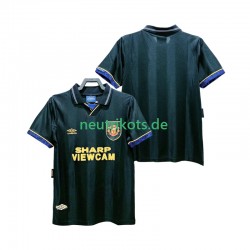 Fußballtrikot Manchester United 1993 Retro Herren Auswärts 1994 Kurzarm