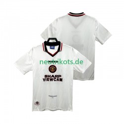 Fußballtrikot Manchester United 1996 1997 Retro Herren Auswärts Kurzarm