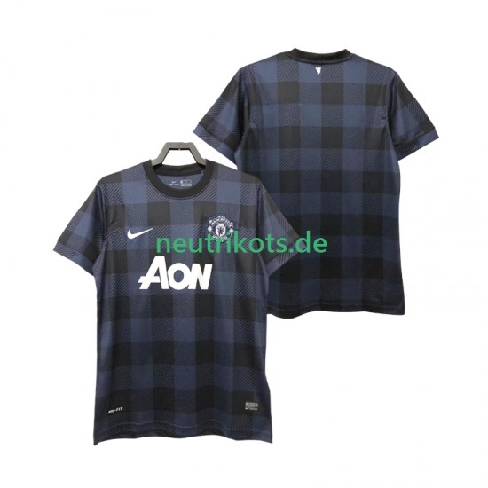 Fußballtrikot Manchester United 2013 2014 Retro Herren Auswärts Kurzarm