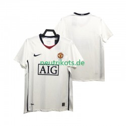 Fußballtrikot Manchester United Premier League 2009 Retro Herren Auswärts 2008 Kurzarm