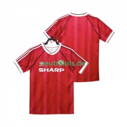Fußballtrikot Manchester United 1990 1992 Retro Herren Heim Kurzarm