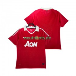 Fußballtrikot Manchester United Retro Herren Heim 2011 2010 Kurzarm
