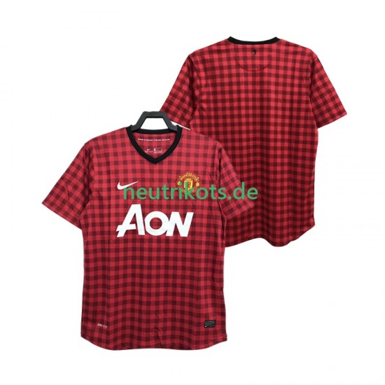 Fußballtrikot Manchester United 2012 2013 Retro Herren Heim Kurzarm