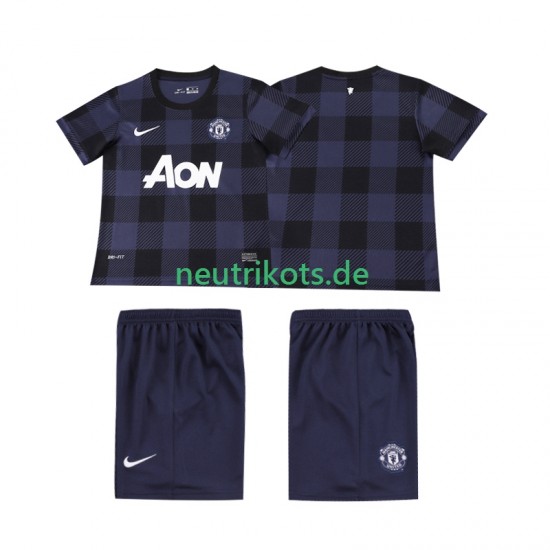 Fußballtrikot Manchester United 2013 2014 Retro Kinder Auswärts Kurzarm