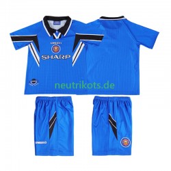 Fußballtrikot Manchester United 1996 1998 Retro Kinder Ausweich Kurzarm