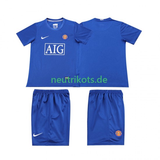 Fußballtrikot Manchester United 2009 Retro Kinder Ausweich 2008 Kurzarm