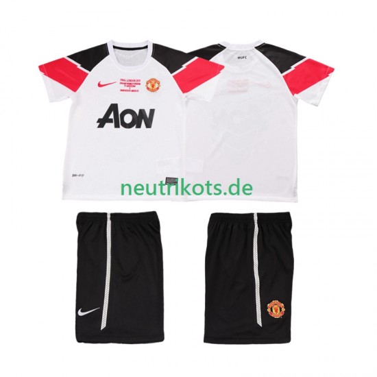 Fußballtrikot Manchester United Champions League 2012 Retro Kinder Ausweich 2011 Kurzarm