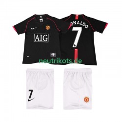 Fußballtrikot Manchester United Ronaldo 7 2007 Retro Kinder Auswärts 2008 Kurzarm