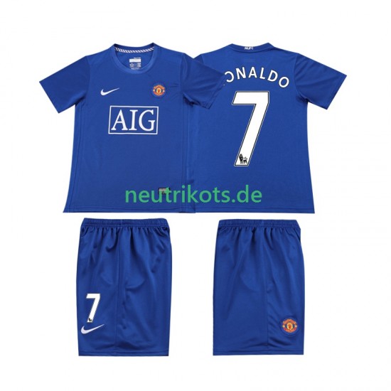 Fußballtrikot Manchester United Ronaldo 7 2009 Retro Kinder Ausweich 2008 Kurzarm