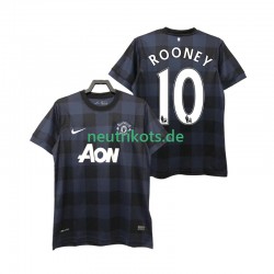 Fußballtrikot Manchester United Rooney 10 2013 2014 Retro Herren Auswärts Kurzarm