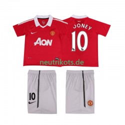 Fußballtrikot Manchester United Rooney 10 Retro Kinder Heim 2011 2010 Kurzarm