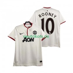 Fußballtrikot Manchester United Rooney 10 2013 2014 Retro Herren Ausweich Kurzarm