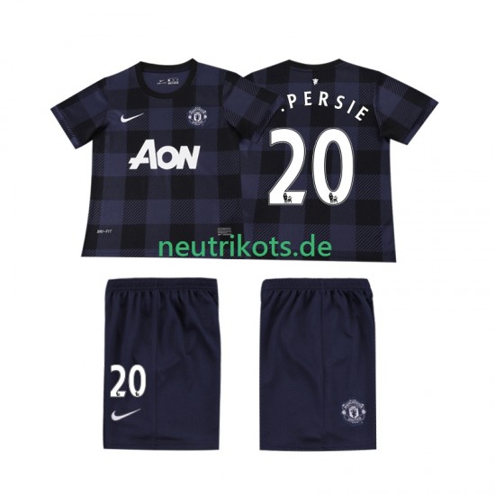 Fußballtrikot Manchester United V PERSIE 20 2013 2014 Retro Kinder Auswärts Kurzarm