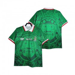 Fußballtrikot Mexiko 1998 Retro Herren Heim Kurzarm