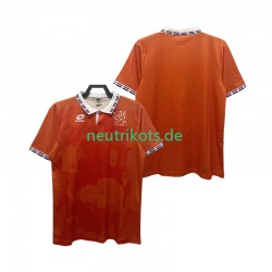 Fußballtrikot Niederlande 1996 Retro Herren Heim Kurzarm