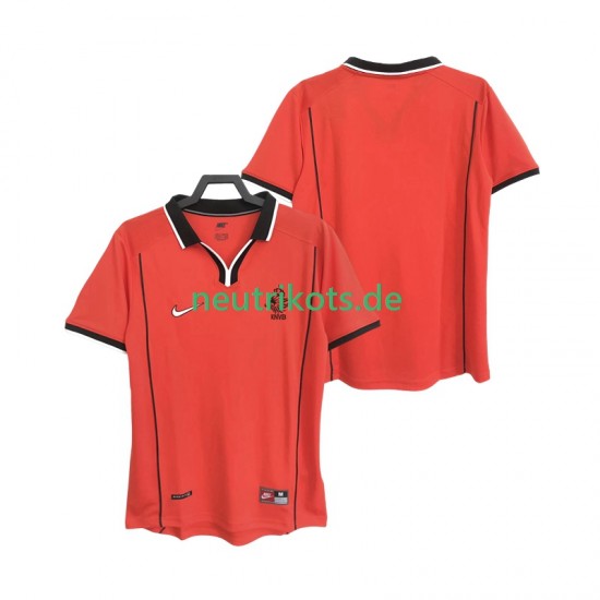Fußballtrikot Niederlande 1998 Retro Herren Heim Kurzarm