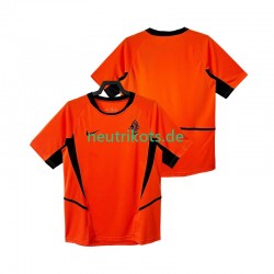 Fußballtrikot Niederlande 2002 Retro Herren Heim Kurzarm