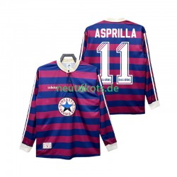 Fußballtrikot Newcastle United ASPRILLA 11 1995 1997 Retro Herren Auswärts Langarm