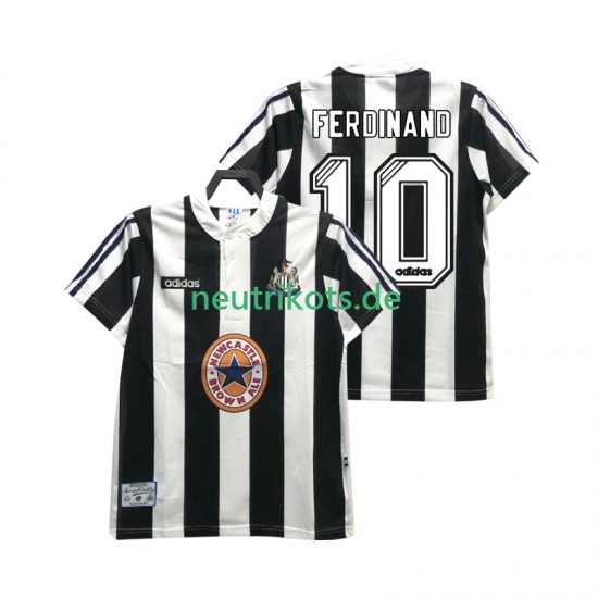 Fußballtrikot Newcastle United FERDINANE 10 1995 1997 Retro Herren Heim Kurzarm