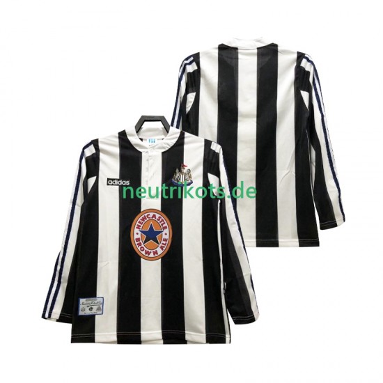 Fußballtrikot Newcastle United 1995 1997 Retro Herren Heim Langarm