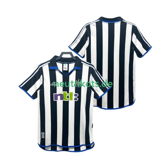 Fußballtrikot Newcastle United 2000 2001 Retro Herren Heim Kurzarm