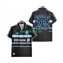 Fußballtrikot Olympique Marseille Gallas 23 2000 Retro Herren Ausweich 1999 Kurzarm