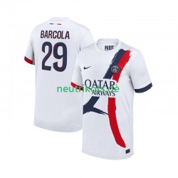 Fußballtrikot Paris Saint-Germain Bradley Barcola 29 Herren Auswärts 2025-2026 Kurzarm