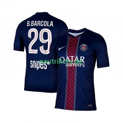 Fußballtrikot Paris Saint-Germain Bradley Barcola 29 Herren Heim 2025-2026 Kurzarm
