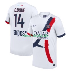 Fußballtrikot Paris Saint-Germain Desire Doue 14 Herren Auswärts 2025-2026 Kurzarm