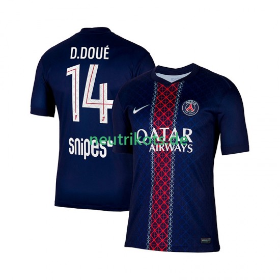 Fußballtrikot Paris Saint-Germain Desire Doue 14 Herren Heim 2025-2026 Kurzarm