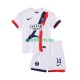 Fußballtrikot Paris Saint-Germain Desire Doue 14 Kinder Auswärts 2025-2026 Kurzarm