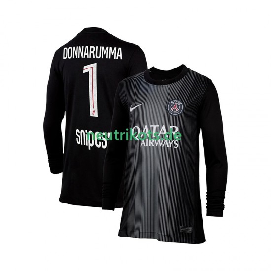 Fußballtrikot Paris Saint-Germain Gianluigi Donnarumma 1 Torwart Herren Heim 2025-2026 Langarm