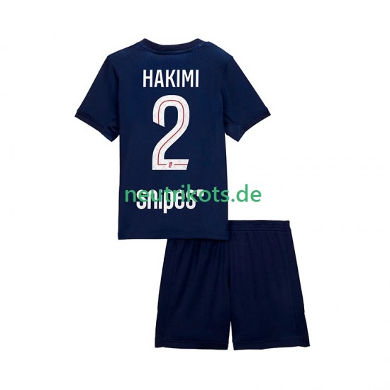 Fußballtrikot Paris Saint-Germain Hakimi 2 Kinder Heim 2025-2026 Kurzarm