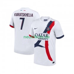 Fußballtrikot Paris Saint-Germain Khvicha Kvaratskhelia 7 Herren Auswärts 2025-2026 Kurzarm