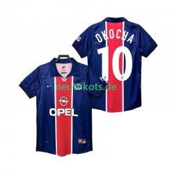 Fußballtrikot Paris Saint-Germain OKOCHA 10 1998 Retro Herren Heim 1999 Kurzarm