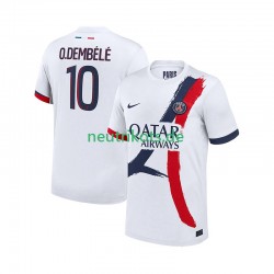 Fußballtrikot Paris Saint-Germain Ousmane Dembele 10 Herren Auswärts 2025-2026 Kurzarm