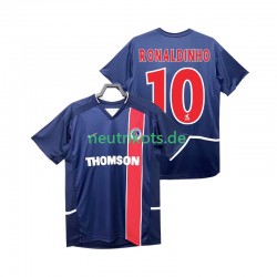Fußballtrikot Paris Saint-Germain RONALDINHO 10 2002 2003 Retro Herren Heim Kurzarm