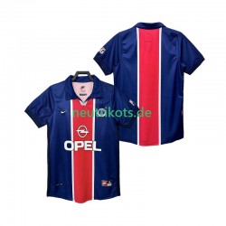 Fußballtrikot Paris Saint-Germain 1998 Retro Herren Heim 1999 Kurzarm