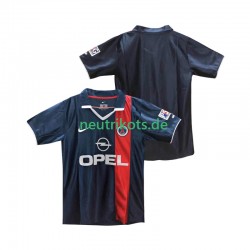 Fußballtrikot Paris Saint-Germain 2001 2002 Retro Herren Heim Kurzarm