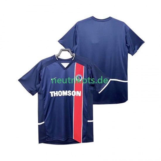 Fußballtrikot Paris Saint-Germain 2002 2003 Retro Herren Heim Kurzarm