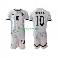 Fußballtrikot Portugal Bernardo Silva 10 Kinder Auswärts 2025-2026 Kurzarm